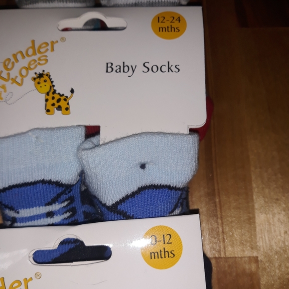 5 Pairs Baby Boy Socks - Picture 6 of 6